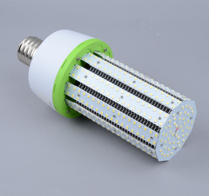 50W LED Corn Bulbs AC 347V 480V 6,250Lm 130Lm/W Equal 175W HID