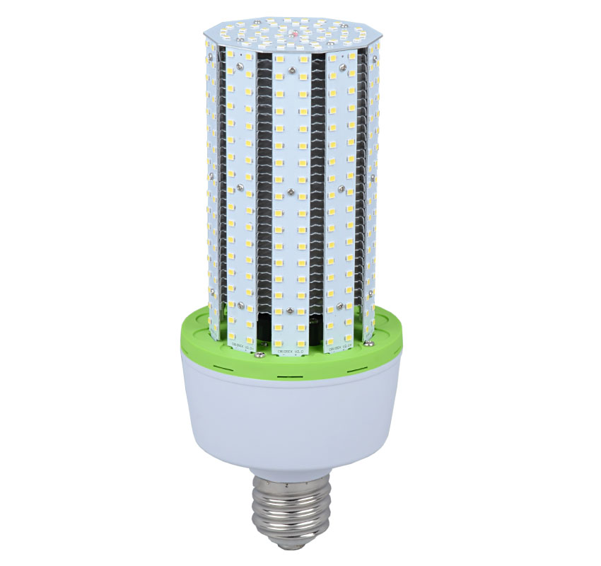 60W LED Corn Bulbs AC 347V 480V 7,700Lm 130Lm/W Equal 225W HID