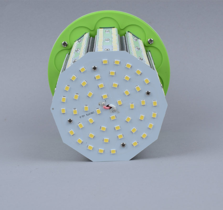 60W LED Corn Bulbs AC 347V 480V 7,700Lm 130Lm/W Equal 225W HID