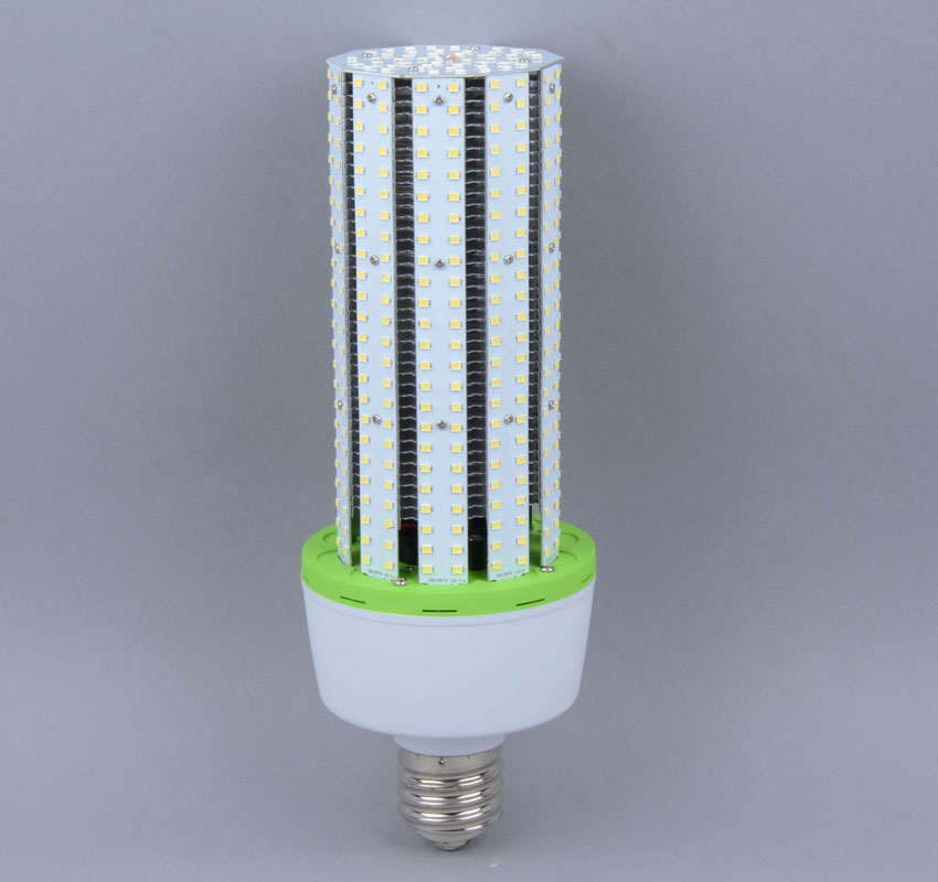 70W LED Corn Bulbs AC 347V 480V 9,100Lm 130Lm/W Equal 250W HID