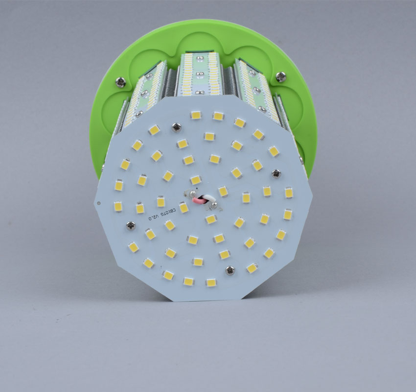 70W LED Corn Bulbs AC 347V 480V 9,100Lm 130Lm/W Equal 250W HID