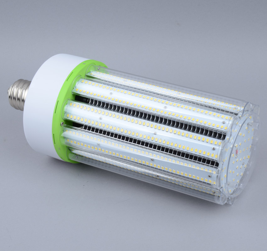 100W LED Corn Bulbs AC 347V 480V 13,000Lm 130Lm/W Equal 400W HID