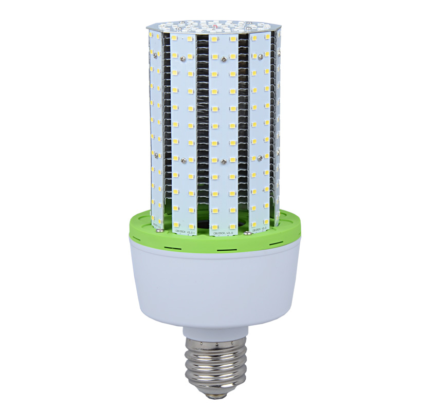 40W LED Corn Bulbs 5,200Lm Equal 150W HID External driver AC 347V 480V