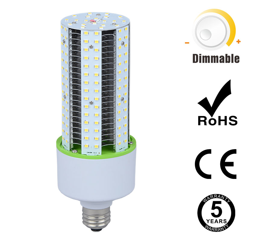 30W Dimmable LED Corn Bulbs 3,750Lm Equal 105W HID