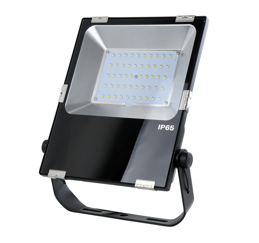 50W LED Flood Light Fixtures 6500Lm Waterproof CE RoHS SAA Ctick