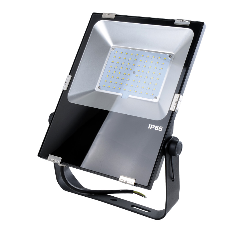 70W LED Flood Light Fixtures 9100Lm Waterproof CE RoHS SAA Ctick