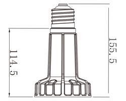 e40 base,ufo led high bay light accessory