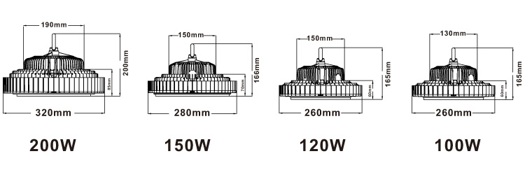 ETL DLC ufo led high bay light size.jpg