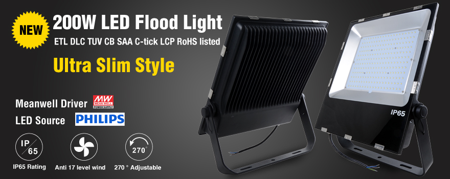 200W led flood light