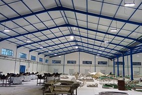 Linear led high bay lights 100W 64pcs and 50W 29pcs for Tunisia warehouse