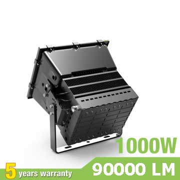 1000W LED Stadium Light,High Mast Light,90Lm/W,90000LM,IP66 Waterproof