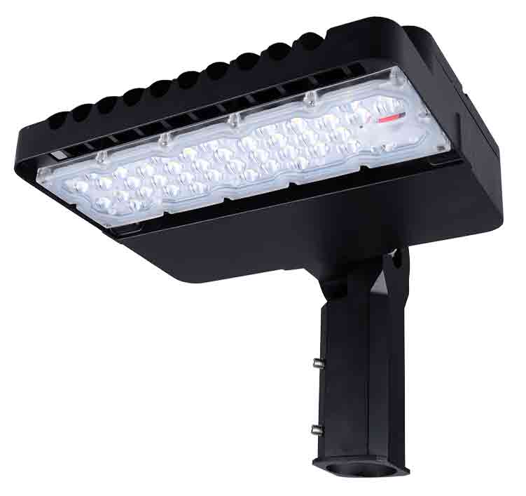 100W LED Shoebox Lights,170LM/W Type III 4000K 5000K Aluminum Area Lighting Fixtures 
