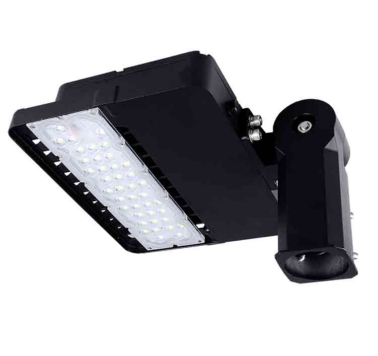 100W LED Shoebox Lights,170LM/W Type III 4000K 5000K Aluminum Area Lighting Fixtures 