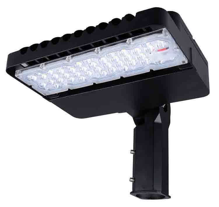 150W LED Shoebox Area Light Fixtures 180Lm/W 27000Lm