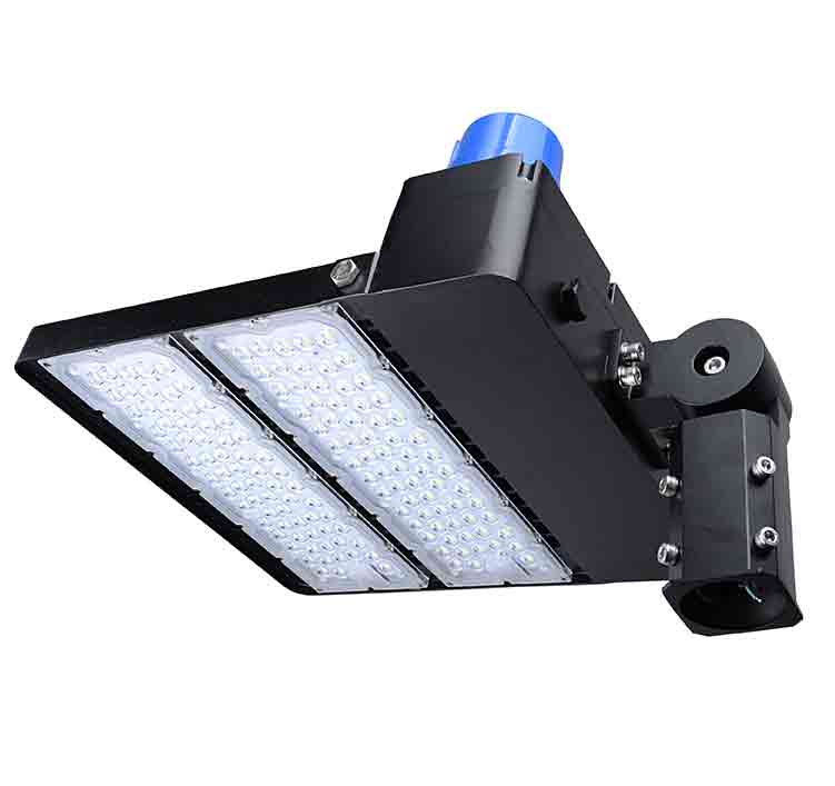 300W LED Shoebox Area Light Fixtures 180Lm/W 54000Lm