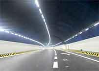 LED tunnel light application