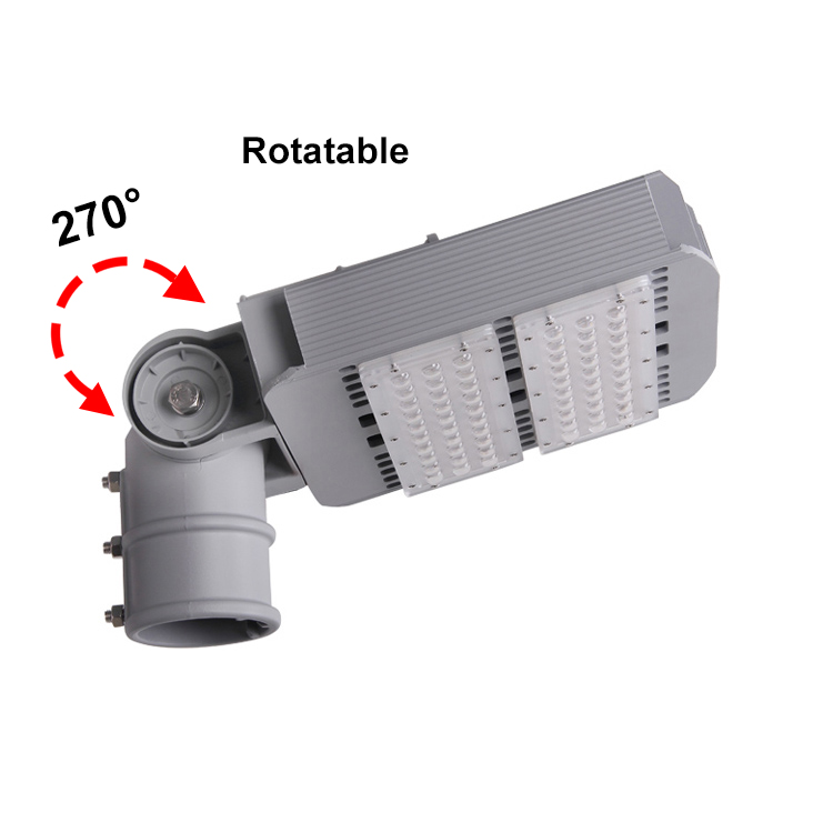 100W Arm Rotatable LED Street Lights 12700LM SMD 3030 180-277VAC Road Lighting