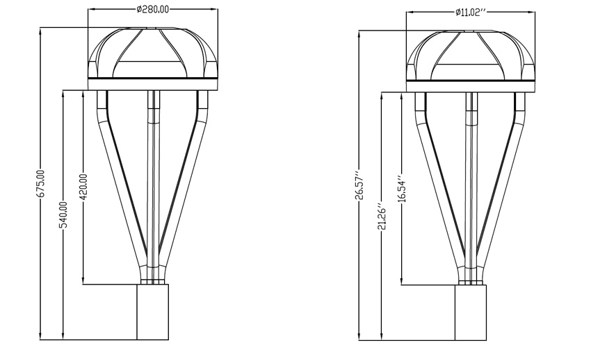 led post top light fixtures