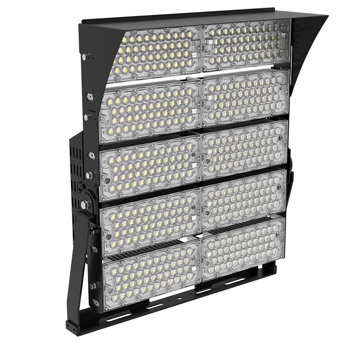 1200W LED High Mast Light,Rotatable Module,155Lm/W,186,000 Lumen,IP65,Stadium Light,Sports Lighting,Flood Lighting