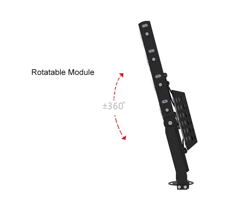 720W-A TUV SAA LED High Mast Light,Rotatable Module,155Lm/W,111,600 Lumen,IP65,Stadium Light,Sports Lighting,Flood Lighting