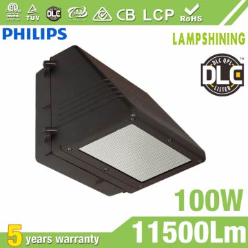 100W Full Cut-off LED Wall Pack Lights,,11,500 Lumens,IP65 waterproof