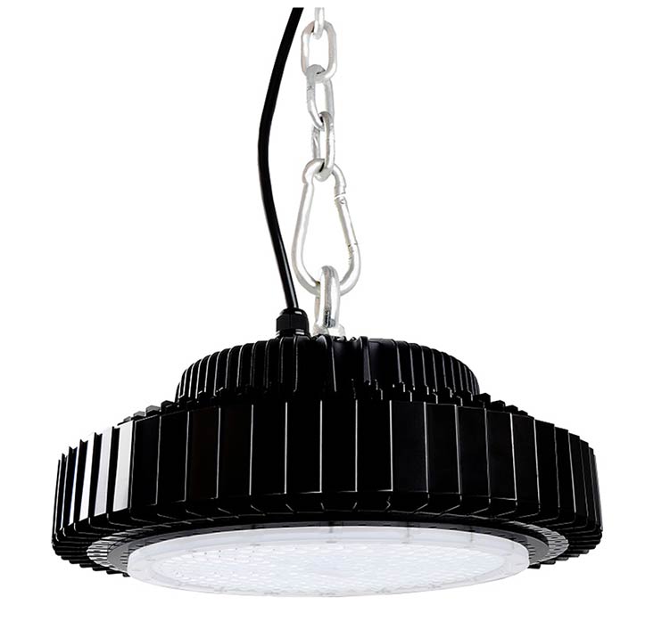 100W UFO LED High Bay Light 125Lm / W 12500 Lumen ETL cETL DLC được liệt kê