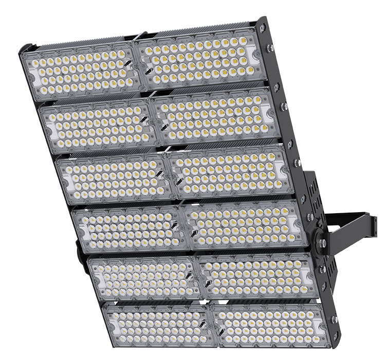 1440W 160LM/W LED Airport High Mast Lighting, Wharfs Flood Light fixtures