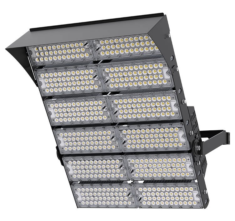 1440W 160LM/W LED Airport High Mast Lighting, Wharfs Flood Light fixtures