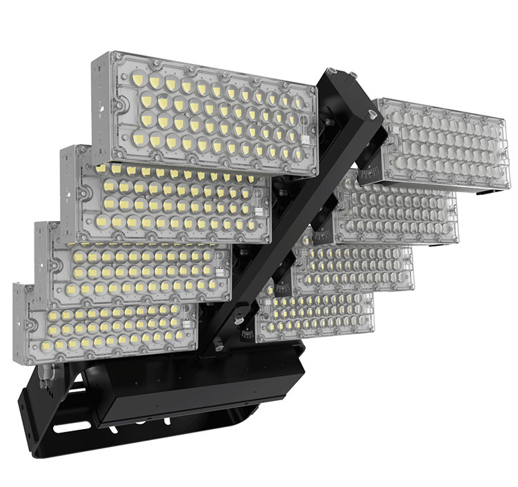 960W LED High Mast Light,Rotatable Module,155Lm/W,148800 Lumen,IP65,Stadium Light,Sports Lighting,Flood Lighting