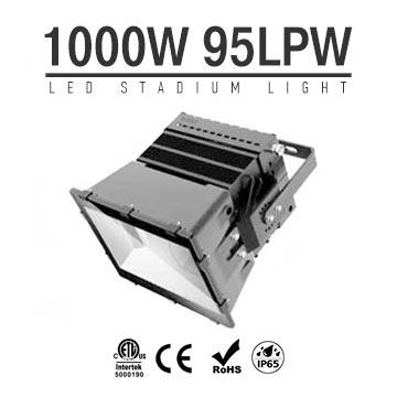 1000W LED Stadium Light,High Mast Light,90Lm/W,90000LM,IP66 Waterproof 