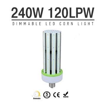 240W Dimmable LED Corn Bulbs 28,800Lm Equal 750W HID 