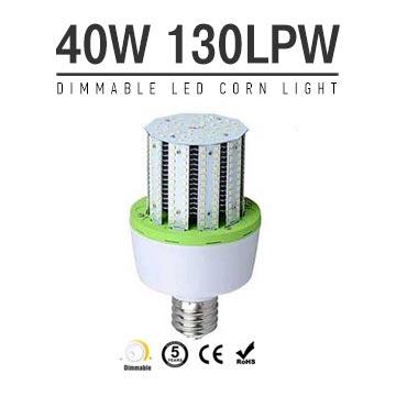 40W Dimmable LED Corn Bulbs 5,200Lm Equal 150W HID 