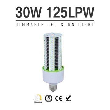 30W Dimmable LED Corn Bulbs 3,750Lm Equal 105W HID 
