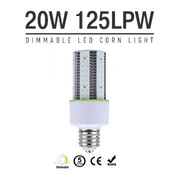 20W Dimmable LED Corn Bulbs 2,500Lm Equal 75W HID