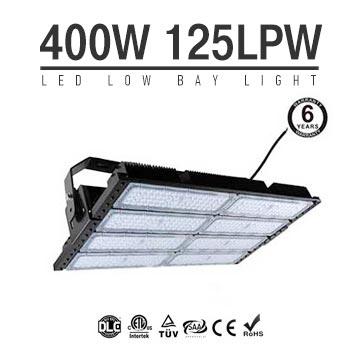 400W LED Flat High Bay Light 50000 Lumen Equivalent 1000W HID/Metal Halide Light