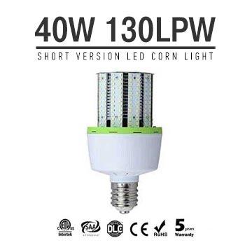 40W Short Version LED Corn Bulbs 5200Lm Equal 150W HID 