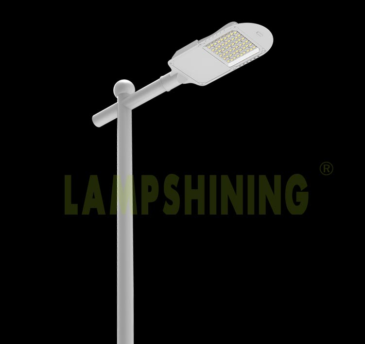 100W LED Street Light with Tempered glass, 100-240VAC Type2m Type3m beam angle