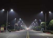 What is the cause of severe light decay in LED street lights?