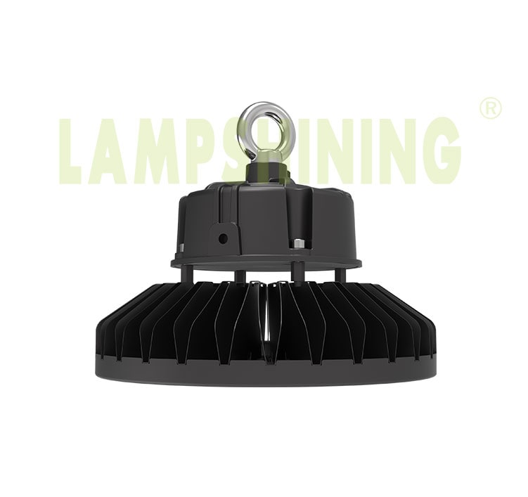 100W Slim Folding Aluminum Fin UFO LED High Bay Lighting, Industrial LED Lamp