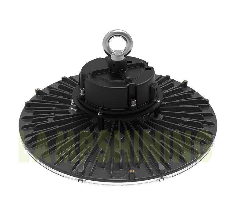 100W UFO LED High Bay Light, Industrial Warehouse Hanging Pendant Light With Induction Sensor