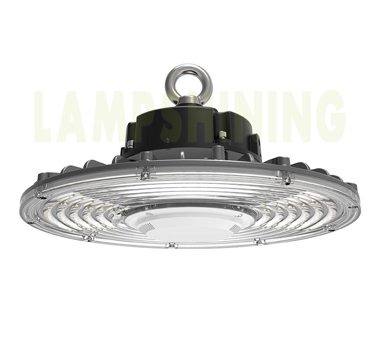 100W UFO LED High Bay Light, Industrial Warehouse Hanging Pendant Light With Induction Sensor