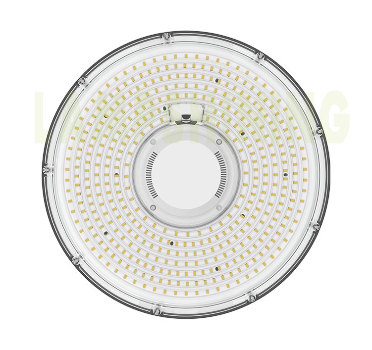100W UFO LED High Bay Light, Industrial Warehouse Hanging Pendant Light With Induction Sensor