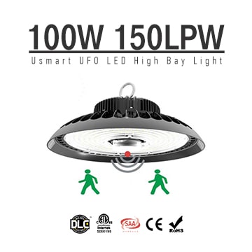 100W UFO LED High Bay Equivalent 250W HID | 15,000 Lumen Warehouse Light