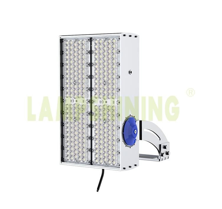 400W 480W 600W Module Flood LED Light, Grey Fin Anticorrosive Natatorium, Outdoor Recreation Luminaires