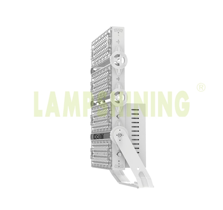 400W 480W Light Tower Light Fixtures - 100-277V 10kg Dimmable Aluminum Fin Bracket Module Flood Light