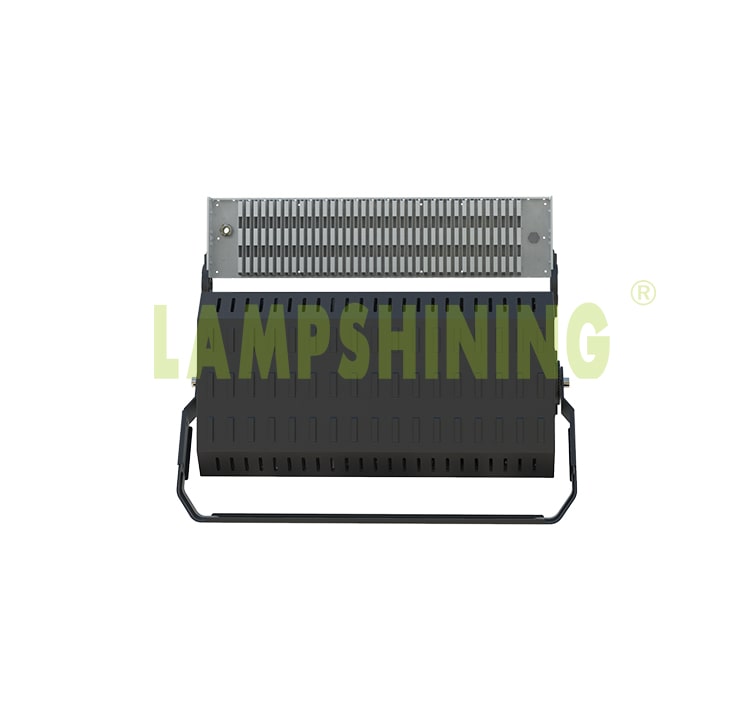 600W 720W LED Stadium Light, Black, White Dimmable Folding Aluminum Fin Tennis court, baseball field Light