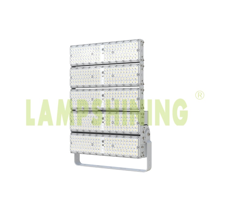 LED High Pole Flood Light High Power Outdoor 1500w, 240000Lumens 6500K IP66 Waterproof