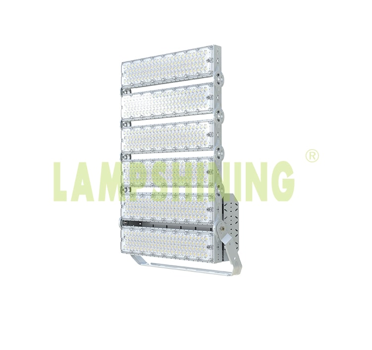 Outdoor 6 Module 1440W High Power LED Sports Lights - 252,000lm Arena Lighting Fixtures