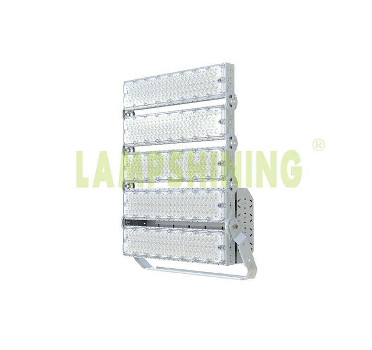 1000W Aluminum 5 Module LED Sport Light Fixtures, Outdoor 20Kg IP66 Waterproof 100-277V Arean Light