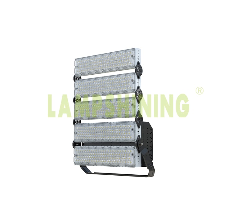 1000W Aluminum 5 Module LED Sport Light Fixtures, Outdoor 20Kg IP66 Waterproof 100-277V Arean Light